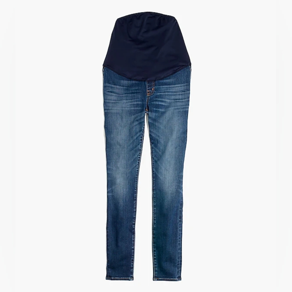 Madewell Maternity Over-the-Belly Skinny Jeans Danny Wash tencel Denim Edition